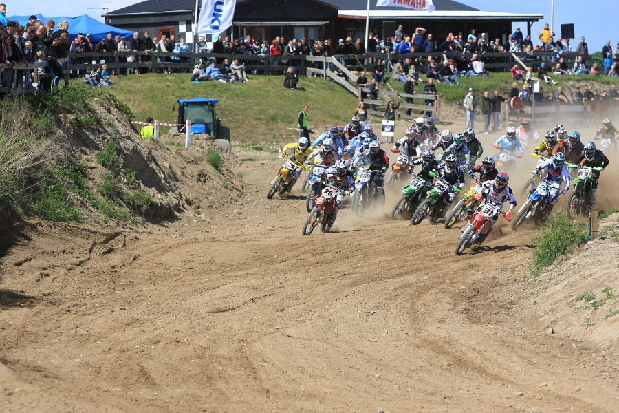 Motorsporten.dk MotoCross DM Motocross start i Svebølle